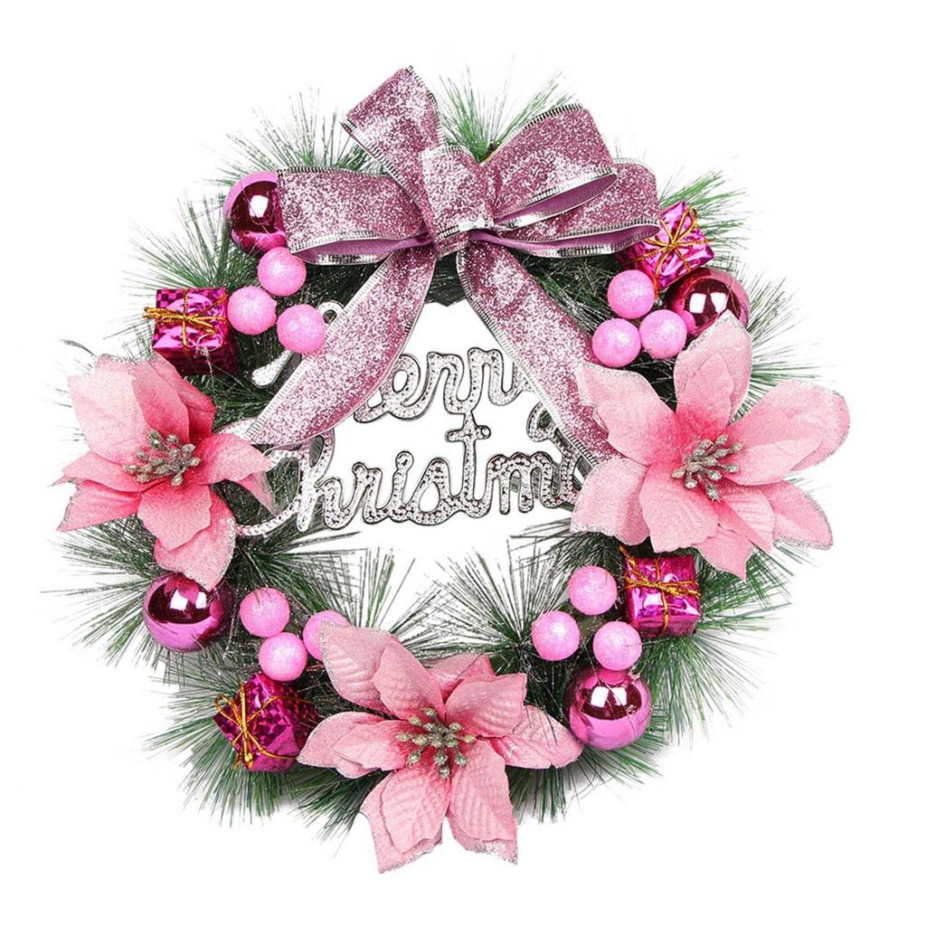 Christmas Front Door Garland Outdoor Decoration Holiday Welcome Garland Decoration Christmas Wreath