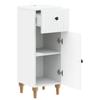 Bathroom Storage Cabinet ALKMAAR White 30 x 31 x 80 cm