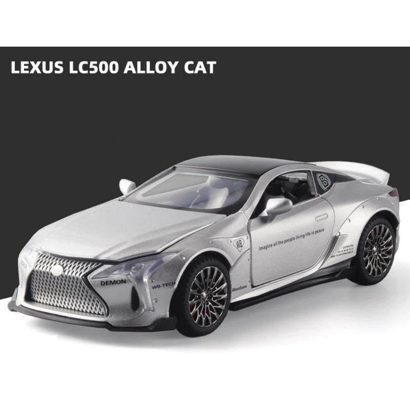 1/32 LEXUS LC500 литой спортивный автомобиль модель игрушечный гоночный автомобиль модель транспортного средства имитация звук и свет автомобиль игрушки коллекционный детский подарок