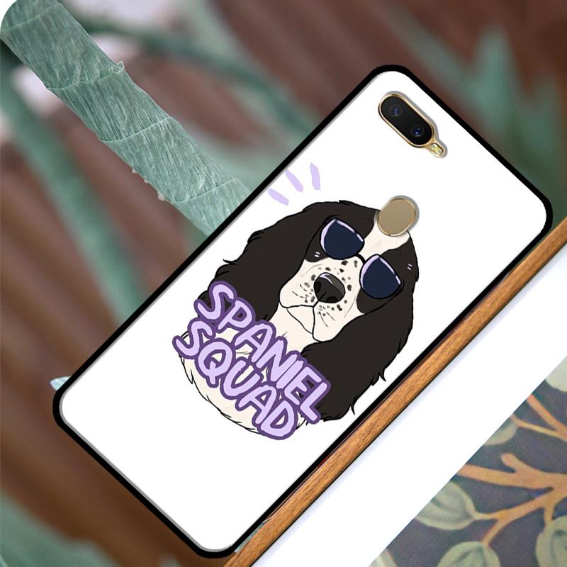 Чехол для телефона с собакой породы английский кокер-спаниель для OPPO A83 A91 A93 A1K A15 A3S A54 A74 A94 A5 A9 A31 A53 A52 A72 A53S Задняя крышка
