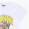 Женская футболка Ganni Baby Fit с логотипом тигра A1050258