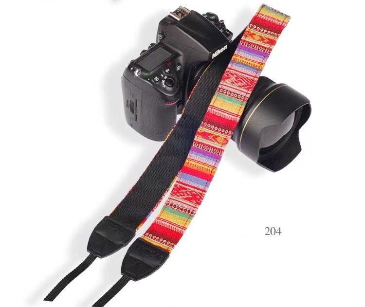 Новый регулируемый ремень из хлопковой кожи для переноски камеры Sony/Nikon, ремень для цифровой зеркальной камеры DSLR