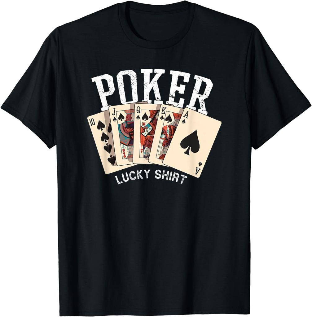 Poker Player Gambling Funny Poker Poker Lucky Unisex T-Shirt