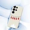 For Samsung Galaxy S25 Ultra Case Christmas Stockings Pattern Printing Straight Edge TPU Phone Back Cover
