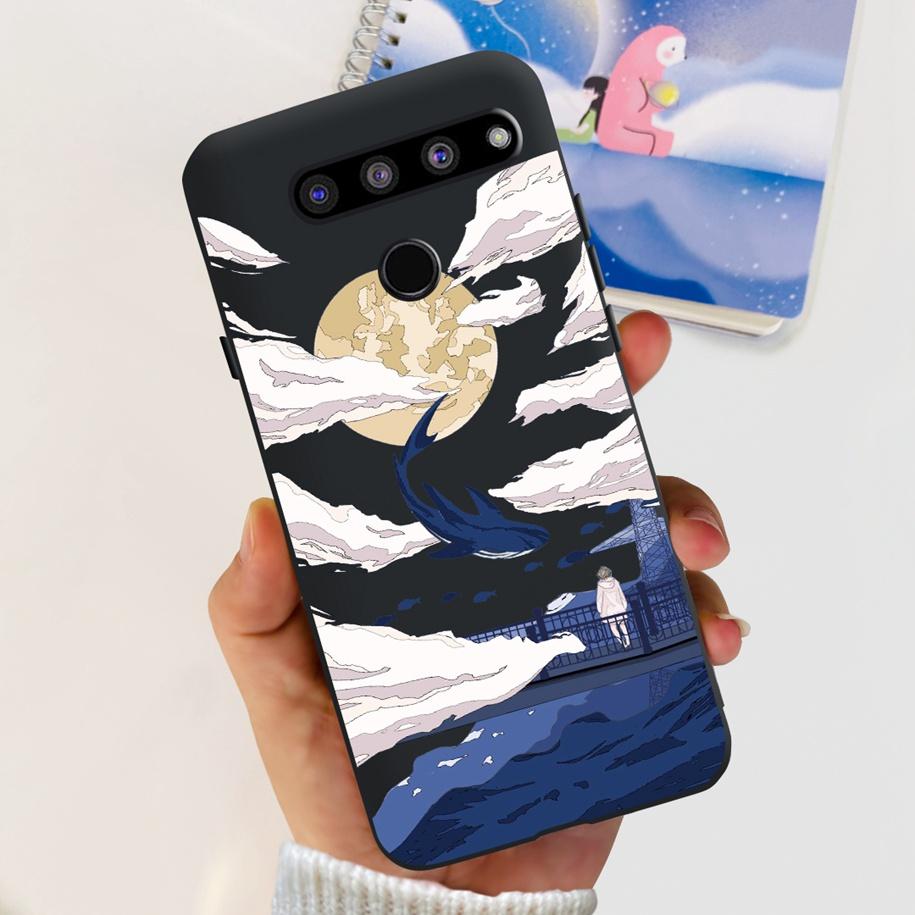 Чехол для LG V50 ThinQ 5G LM-V500EM, чехол для телефона, модный, с цветами и бабочками, из мягкого силикона, задняя крышка для LG V40 V50s Thinq 5G, бампер