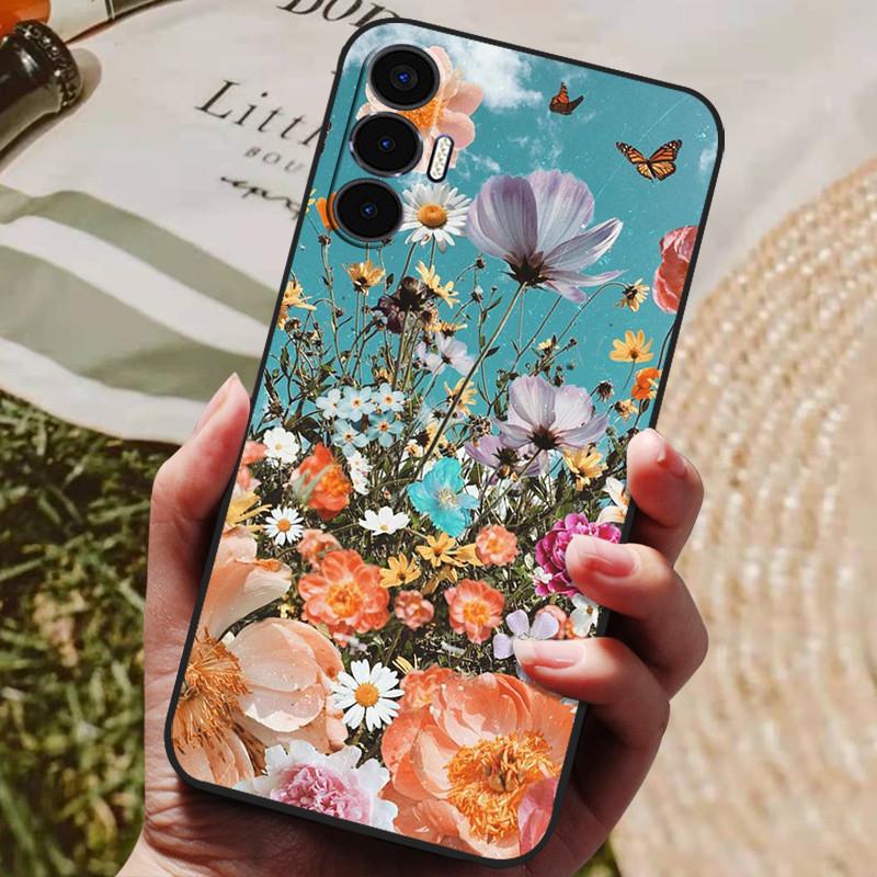 Чехол для Tecno Pova 3 Pova Neo Мягкий силиконовый задний чехол для Tecno Pova Neo LE6 Чехлы Чехол Pova3 PovaNeo Чехол для телефона Coque