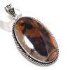Natural Montana Agate Gemstone 925 Sterling Silver Jewelry Pendant 2.40" V4a93