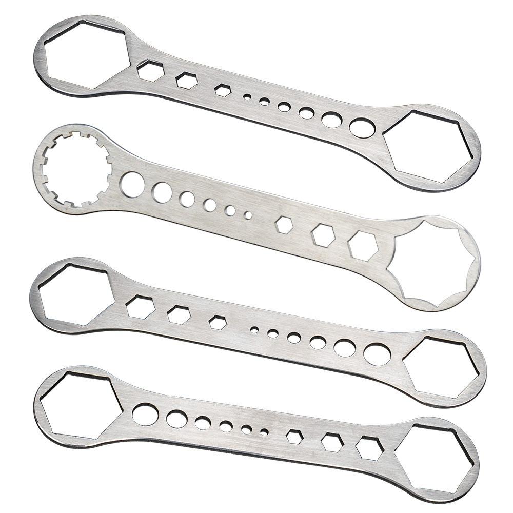 Stainless Steel Bicycle Fork Wrench Front Fork Shoulder Cap Repair Tool New Bike Spanner Tool