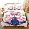 Kawaii Akai Haato Bedding Set Single Twin Double Queen King Cal King Size Bed Linen Set