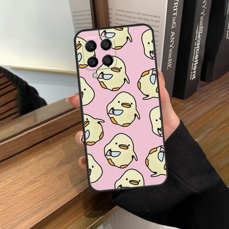 Cartoon Duck Knife Case For Samsung Galaxy M35 M15 M55 M56 M36 M16 M06 M31 M13 M33 M53 M12 M32 M52 M14 M34 M54