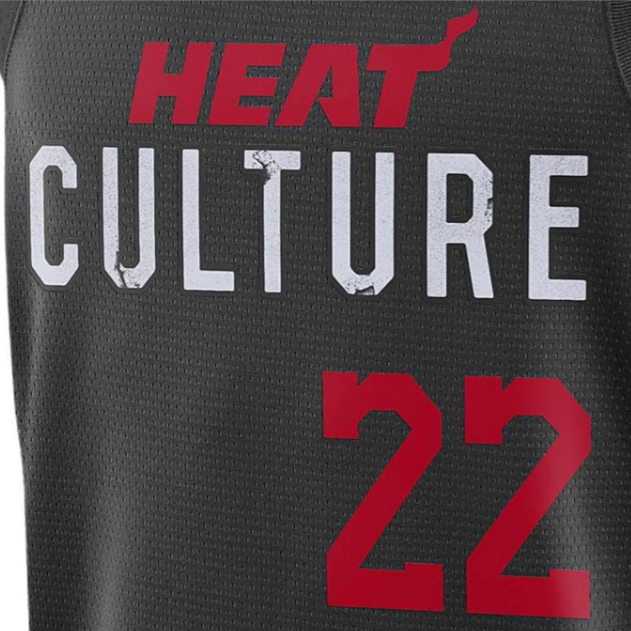 Nike НБА Майами Хит Джимми Батлер Dri Fit Городская версия 23/24 Майка Swingman DX8508-011