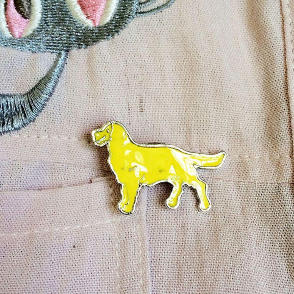 Cartoon Dog Dog Animal Enamel Pins Bulldog Cartoon Metal Badge Pet Dog Brooch Kid Gift
