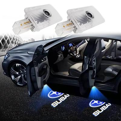 SUBARU Индивидуальные светодиодные лампы подсветки дверей, набор из 2 шт., проекторы логотипа высокой четкости (Совместимо с Forester, Outback, Legacy, XV)