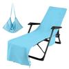 Lounge Chair Towel Cover Beach Chair Cover Ultrafine Fiber with Pockets Extra Long Beach Towels Salo