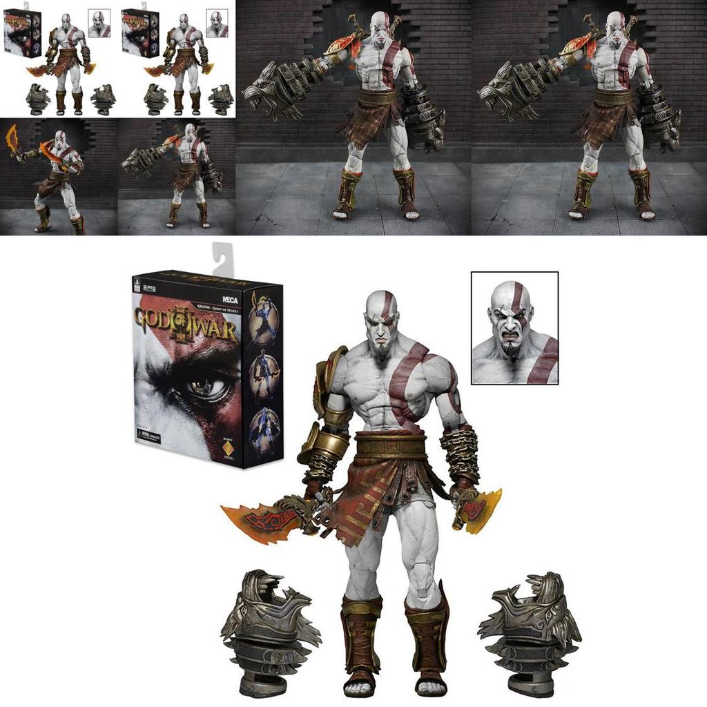 Neca God Of War 3 Кратос Экшн-фигурка 7 дюймов Высокодетализированная ПВХ Коллекционная модель