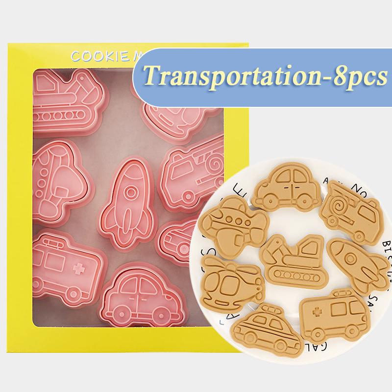 8 шт. пасхальные пластиковые формочки для печенья кролик яйцо форма для печенья 3D мультяшный кролик форма для выпечки торта инструменты пасхальные украшения для вечеринки 2024