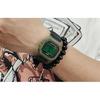 Casio Часы из Коллекции на Заказ Кварцевый Механизм Ремешок из Смолы Мужские Часы Зеленый Циферблат W-218H-3A(Watch5--)