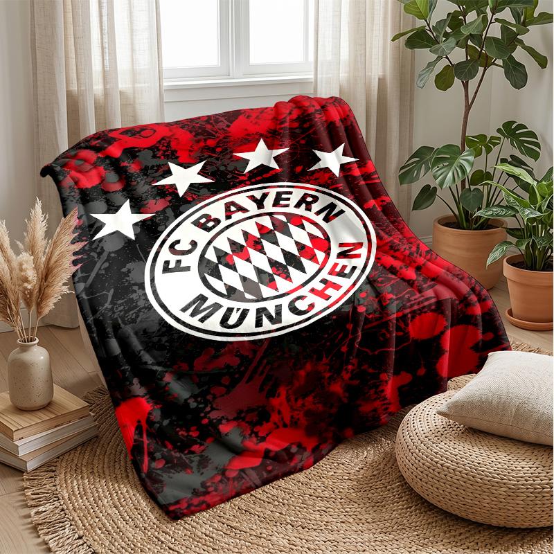 Bayern Munich Theme blanket Soft Flannel Fleece Blanket Warm Lightweight Throw Blanket for Home Sofa Bed