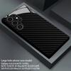 Чехол для телефона 2D с рисунком под карбон для Samsung S26 S25 S24 S23 S22 S21 S20 A55 A54 Защитная крышка из закаленного стекла