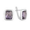 Silver Earrings with Alexandrite 7.45ct (2117520)