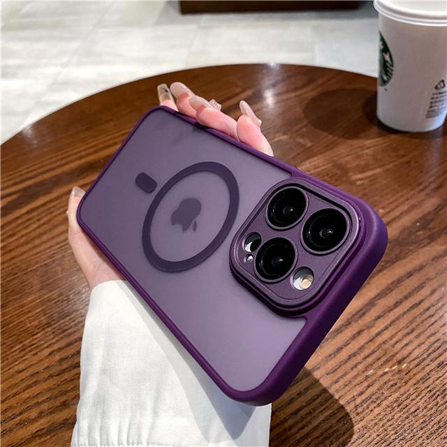 Для iPhone 16 Pro Max роскошный магнитный мягкий матовый чехол Magsafe для iPhone 11 12 13 14 15 Plus защитный чехол для объектива