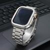 Титановый ремешок для Apple Watch Ultra 2 49 мм 44 мм 46 мм 45 мм 44 Корпус из алюминиевого сплава + Роскошный мужской браслет Ремешок Iwatch 10 9 8 7 6 SE