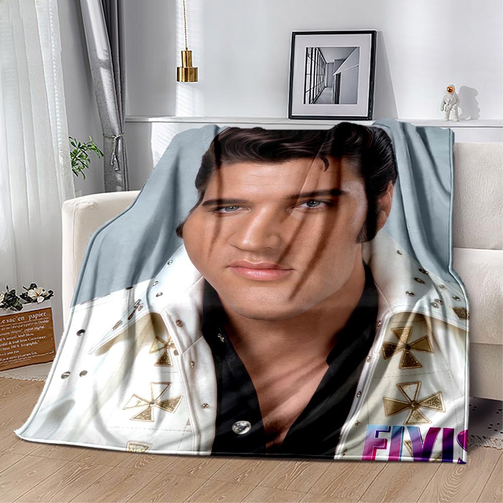 Elvis Presley Performance Blanket Comfortable Perfect for Couch Livingroom Sofa Four Seasons Multipurpose Stylish Decor