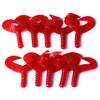 HENGJIA 10pcs Mini  Tails Grubs Bait Soft Worm Lures for Pike Trout Bass Wobbler Tackle