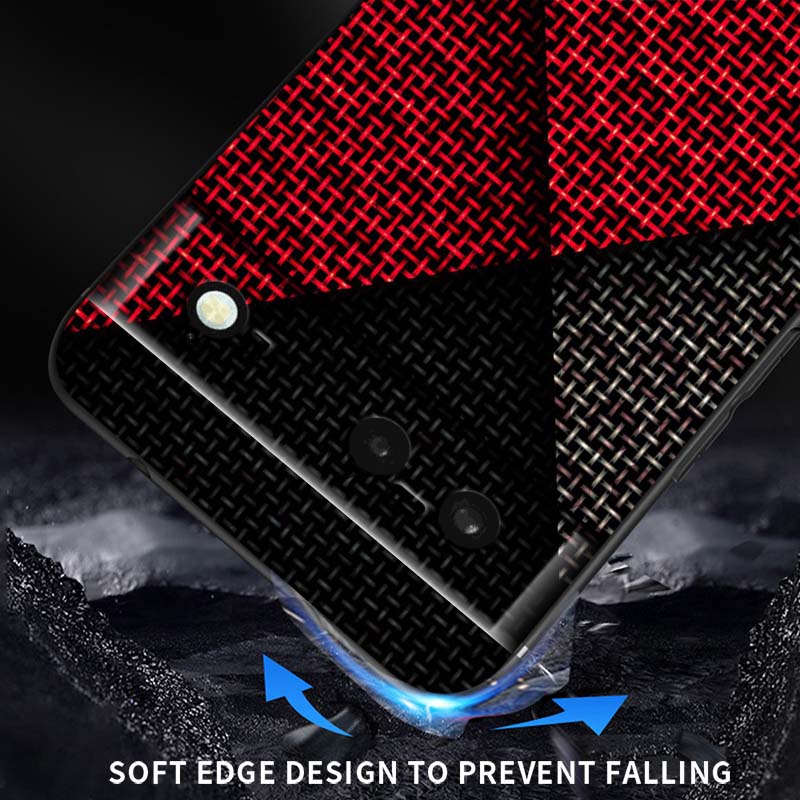 Черный рельефный плетеный чехол для телефона Google Pixel 10 9a 9 8A 8 7 7A 6 6A Pro XL 2024 5G Черный мягкий ТПУ силикон