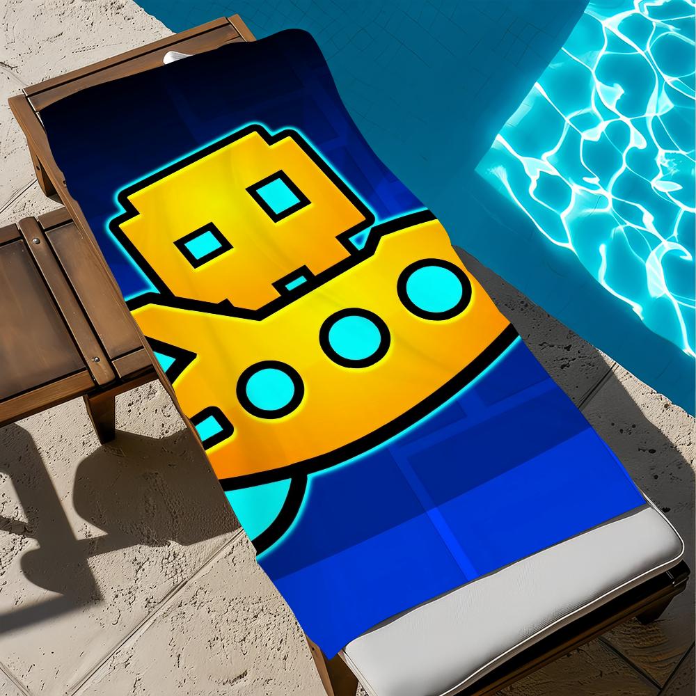 G-geometry Игровое Полотенце Пляжное Быстросохнущее Мягкое D-dash Бассейные Полотенца Подарок для Путешествий Спортзала Душа Кемпинга
