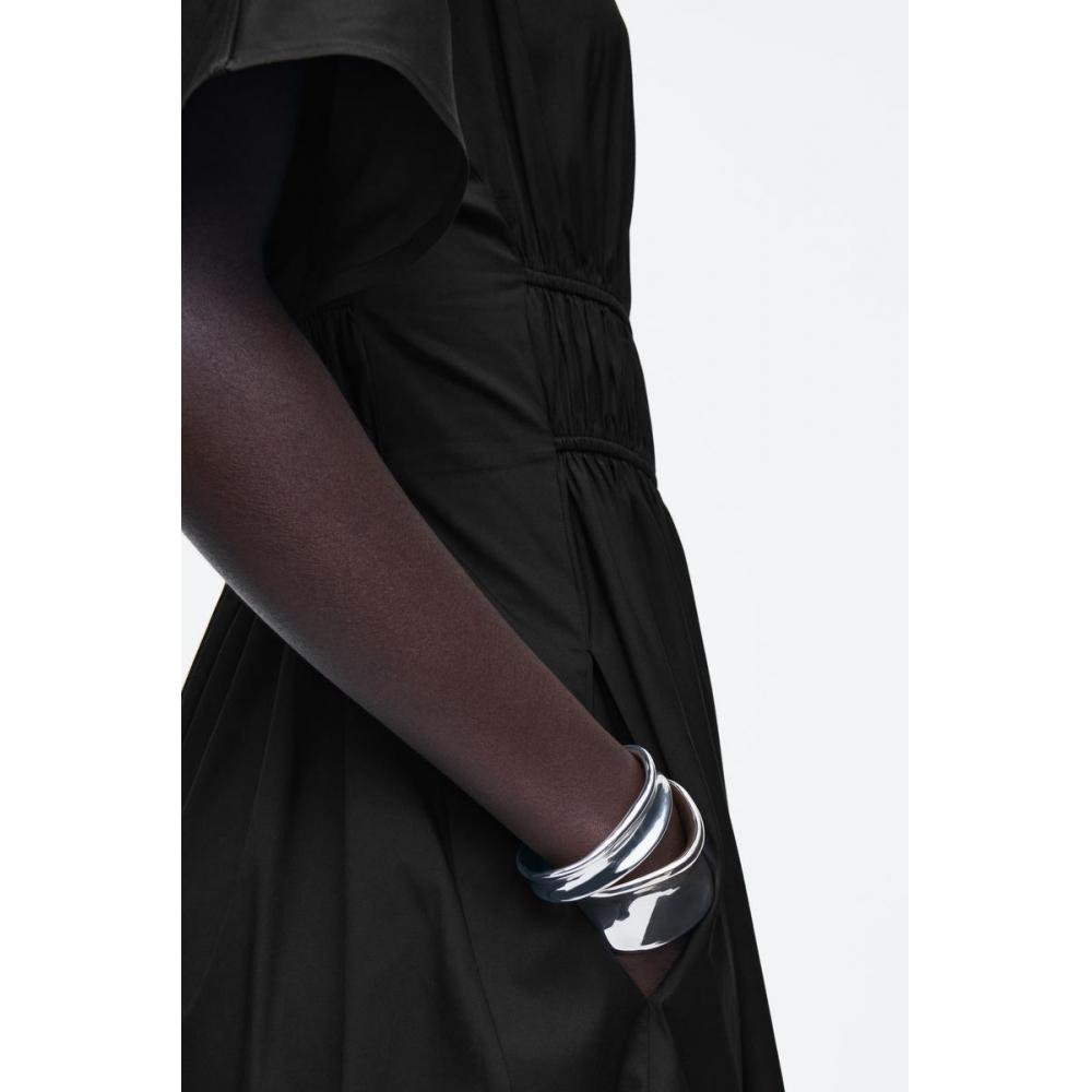 COS Платье миди с открытой спиной Japan Gather