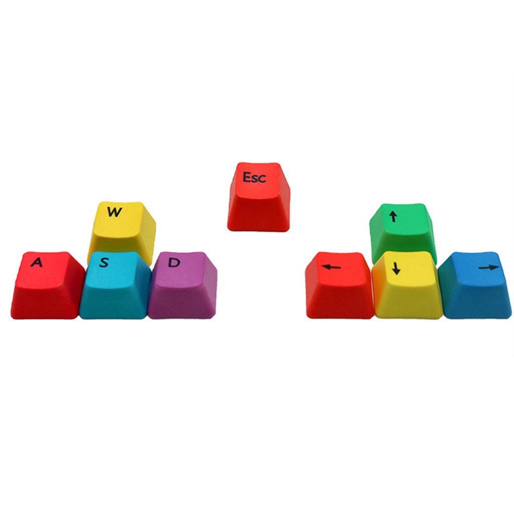 9 клавиш OEM профиль PBT RGBY модификаторы колпачки для клавиш WASD/ESC/клавиши направления колпачки для механической клавиатуры запасные части