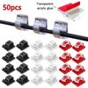 10/20/50Pcs Self-adhesive Cable Organizer Clips Mini Car Cable Holder Mount Clamp Desk Drop Wire Tie Fastener Fixer Clip