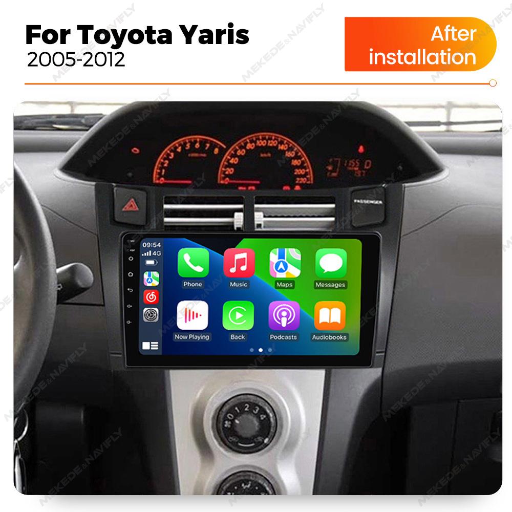 Android 13 автомобильный радиоприемник мультимедиа видеоплеер для Toyota Yaris 2005-2012 WIFI GPS навигация Carplay авто стерео 2Din головное устройство