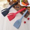 Anti-Scald Silicone Spatula Tongs Multifunctional Cooking Tool Ergonomic Non-slip Handle Food Flip Shovel Clamp