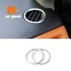For VEZEL 2015 2016 2017car Front Small Air Outlet Decoration Cover Trim Car Styling Accessories ABS Chrome for Honda HRV