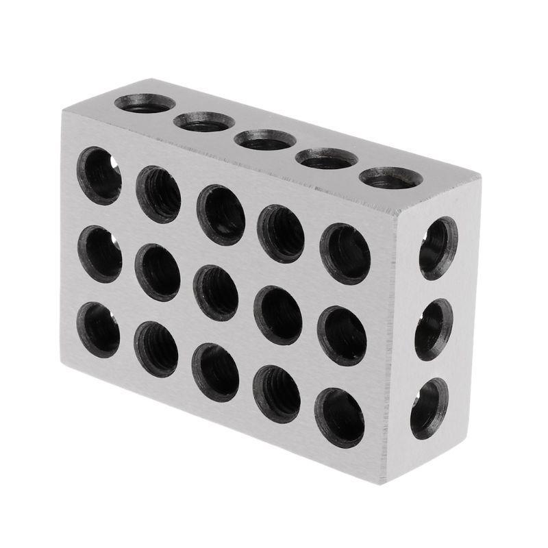 0002" Engineers Blocks Hardened Steel Block Used for Milling Tool 1" x 2" x 3" 2 Packs Compact Sizes