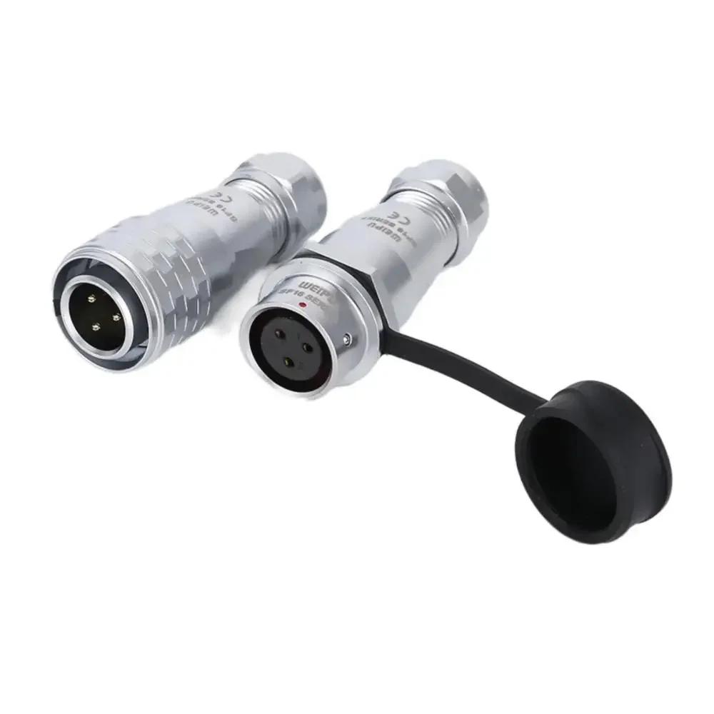 WEIPU SF16 SF1611 Waterproof Aviation Male Plug Female Socket Cable Wire Connector 2 3 4 5 7 9 10Pin Circular Industrial Adapter