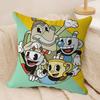 МИЛАЯ Мультяшная Наволочка C-Cuphead Съемная Моющаяся Наволочка – Всесезонный Мягкий Лен