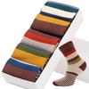 5 Pair-pack Men's Dress Crew Socks Cotton Funny Colorful Stripe Novelty Style Classic Sock for Men