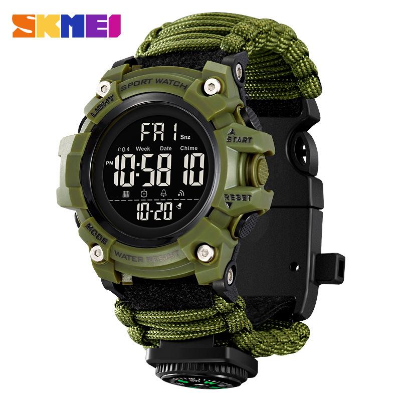 Moment Beauty Водонепроницаемые высококачественные студенческие электронные часы с компасом для улицы, многофункциональные электронные часы