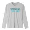 The Gym is my Ward Funny Cute Psych Joke Fitness workout T Shirt vintage Washed fashion Casual homme Stretched Soft streetwear