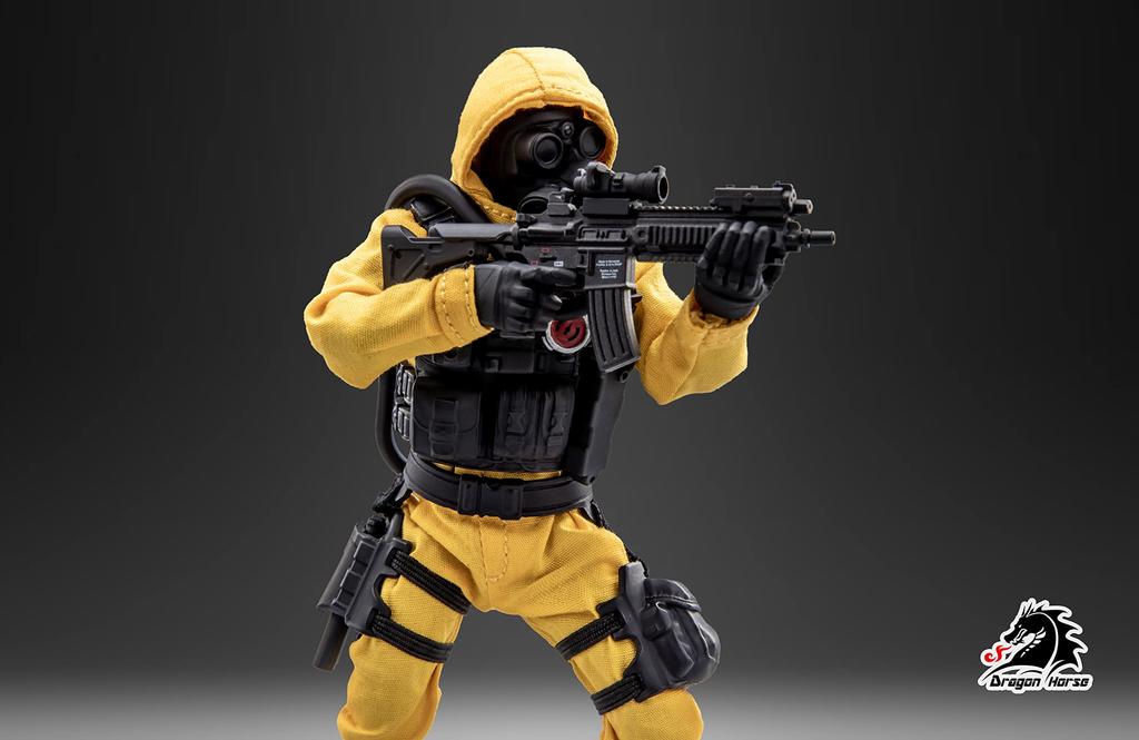 DRAGON HORSE SCP Foundation Series Task Force Zeta Mole Rat Scale and PVC Painted Movable Figure [DH S002] [Mobile 9] 1/12 Cloth, ABS,