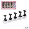 Держатель для типсов в виде шахматной фигуры с прозрачной акриловой основой - Дисплей и подставка для практики нейл-арта