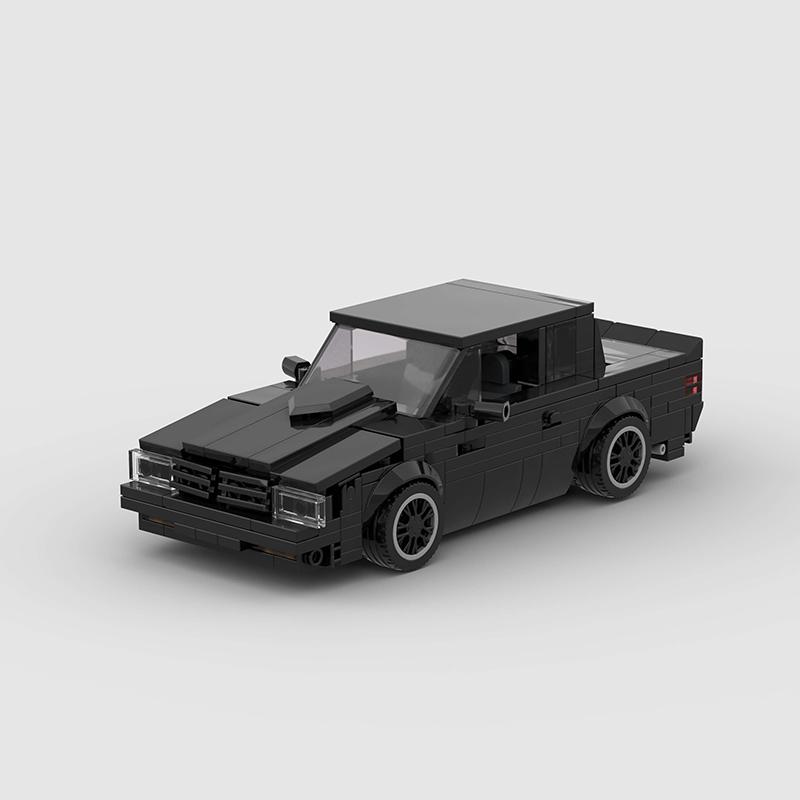 Городские Автомобили Спортивные Гонки Классический Транспорт Гонщик Moc Need For Speed Regal Grand National Строительные Блоки Игрушки Дети