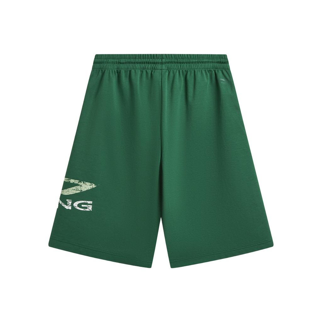Li Ning Спортивный стиль Быстросохнущие Прохладные Антибактериальные С логотипом Повседневные Шорты Мужские шорты AKSW233-5