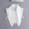 New Fake Victorian Stand Up Collar White Black Lace Collars Detachable For Women Blouse Lapel Shirt False Collar Woman
