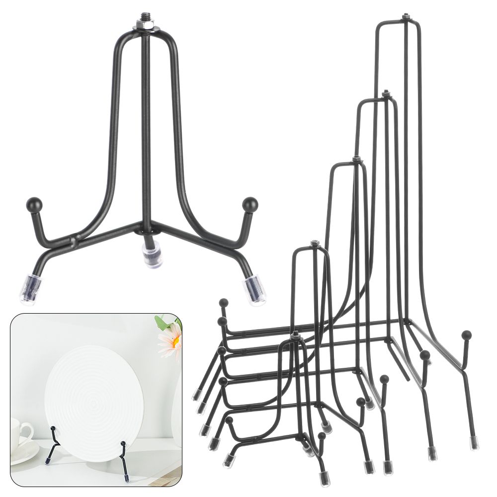 Stand Decorative Plate Photo Frame Decoration Iron Plate Support Decoration Rack Tea Cake Rack