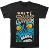 Мужская синяя футболка White Zombie с изображением монстра, размер X-Large, черная