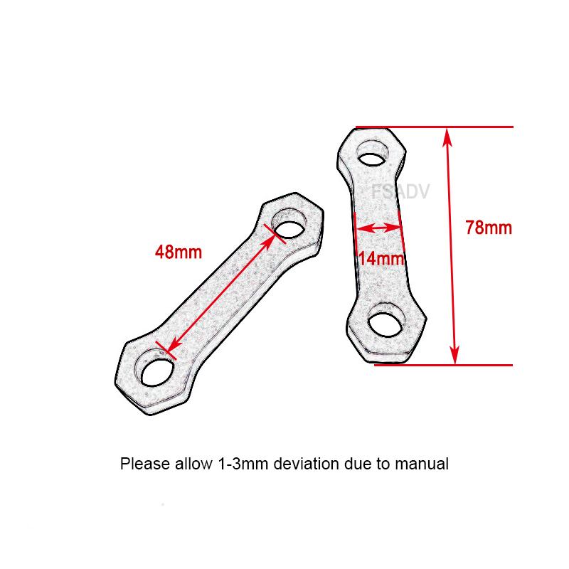 MT09 Suspension Lowering Kit Drop Links For Yamaha MT-09 FZ-09 FJ-09 Tracer 900 9 GT XSR900 XT1200Z Tracer900 FZ09 2010-2023